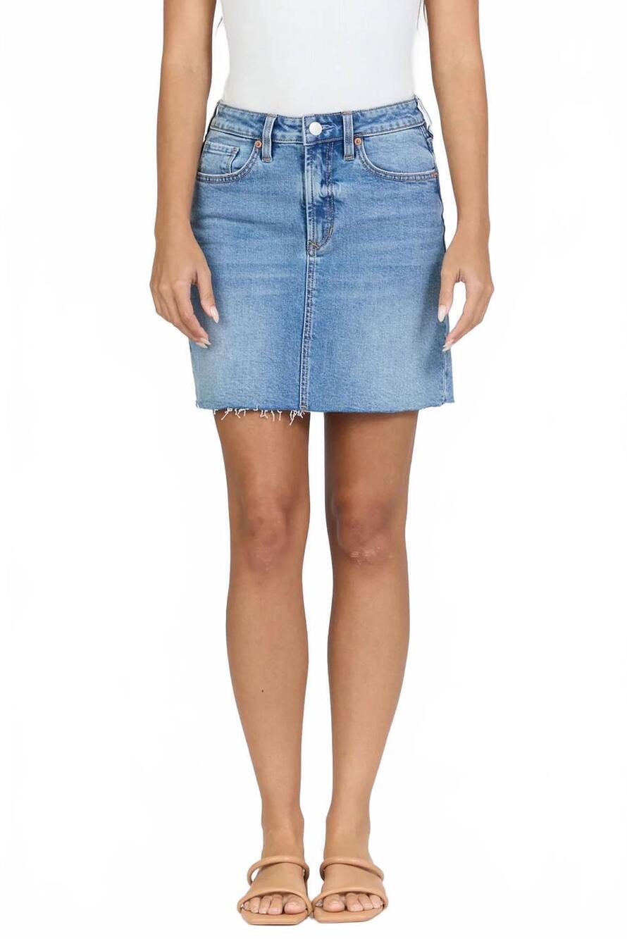 NEW DEAR JOHN DENIM quinn mini skirt in stargazing